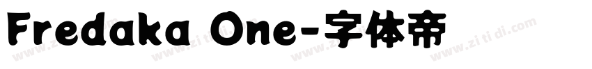 Fredaka One字体转换